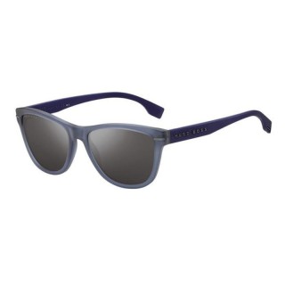 HUGO BOSS SUNGLASSES MATTE BLUE ACETATE - 1321-S-FLL-56 - Teknashop Ltd