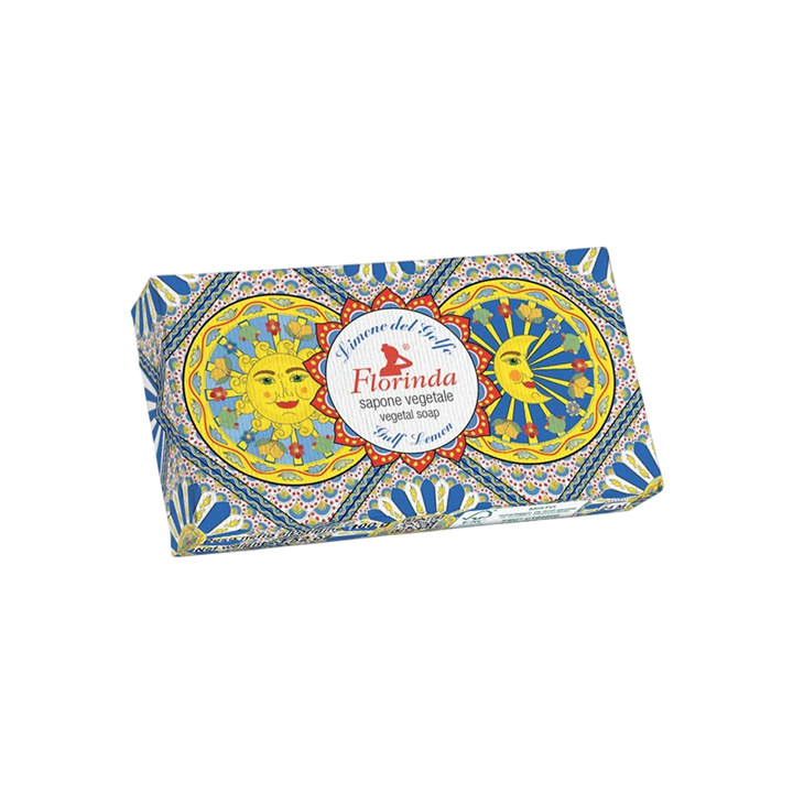 Florinda, Gulf Lemon, Vegan, Hydrating, Scented Soap Bar, Body, 100 g