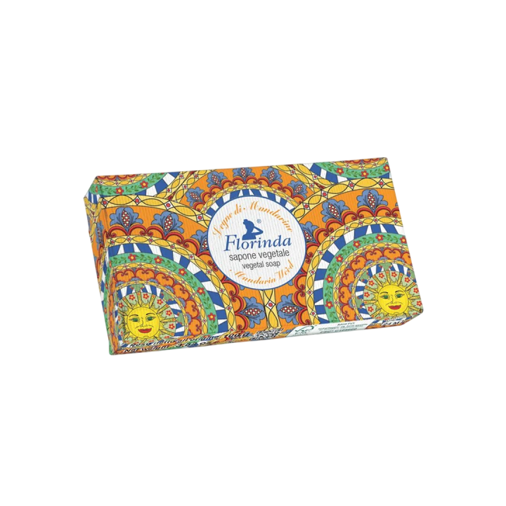 Florinda, Mandarin Wood, Vegan, Hydrating, Scented Soap Bar, Body, 100 g