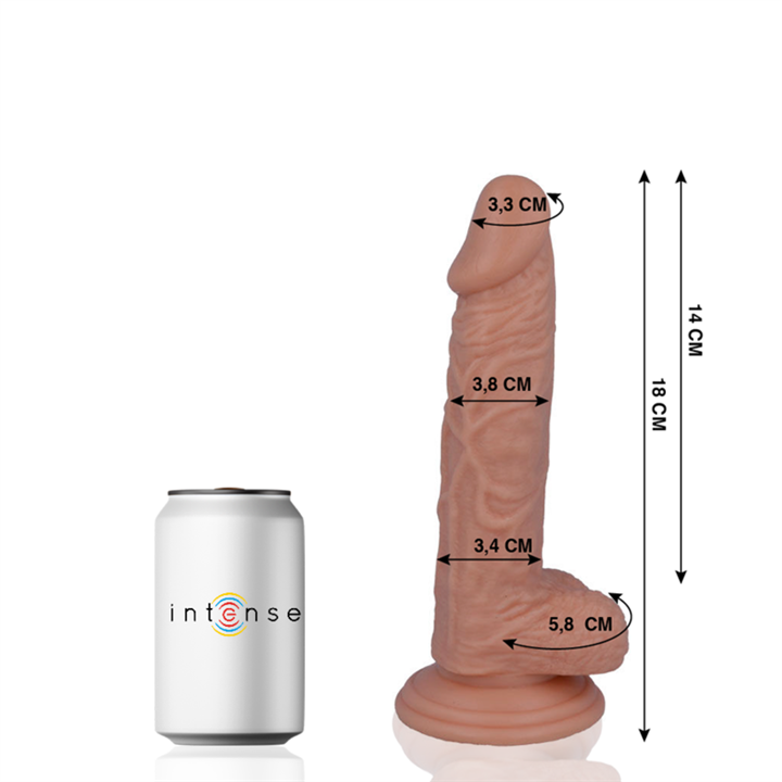 MR INTENSE - 11 REALISTIC COCK 18 CM -O- 3.8 CM - D-216092