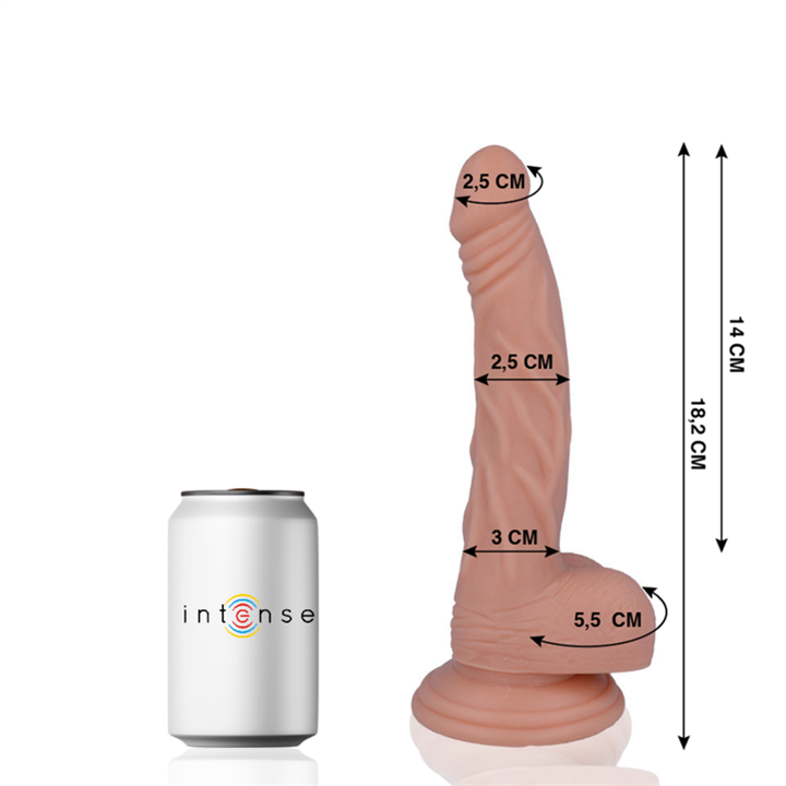 MR INTENSE - 12 REALISTIC COCK 18.2 CM -O- 2.5 CM - D-216093