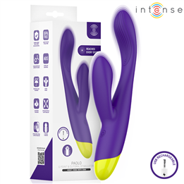 INTENSE - PAOLO RECHARGEABLE RABBIT STIMULATOR FOR G-SPOT AND CLITORIS - D-246284