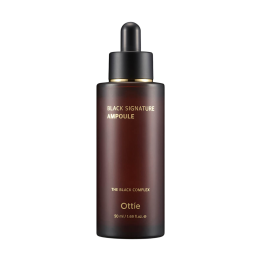 Ottie, Black Line, Snail Mucin, Hydrating & Regenerating, Day & Night, Serum, For Face, 50 ml