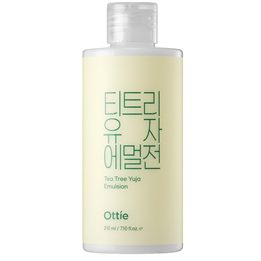 Ottie, Tea Tree Yuja, Hydrating, Day & Night, Emulsion, Face, 210 ml