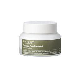 Mary and May, Sensitive Soothing, Clears blemishes, Daily, Gel Cream, For Face, 70 g