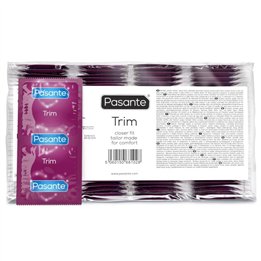 PASANTE - CONDOMS TRIM CLOSER FIT BAG 144 UNITS - D-236436