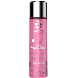 SWEDE - FRUITY LOVE WARMING EFFECT MASSAGE OIL SPARKLING STRAWBERRY WINE 120 ML - D-227011