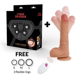 CYBER SILICOCK - STRAP-ON MR RICK REMOTE CONTROL - D-227308