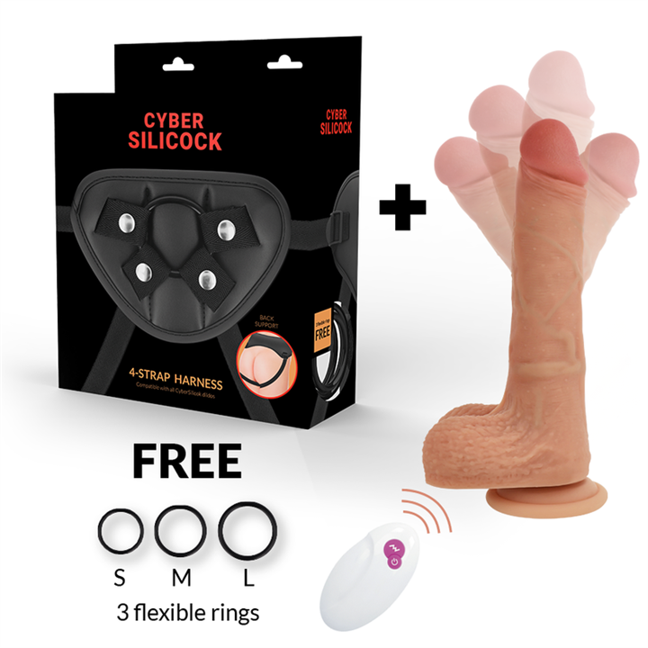 CYBER SILICOCK - STRAP-ON MR RICK REMOTE CONTROL - D-227308