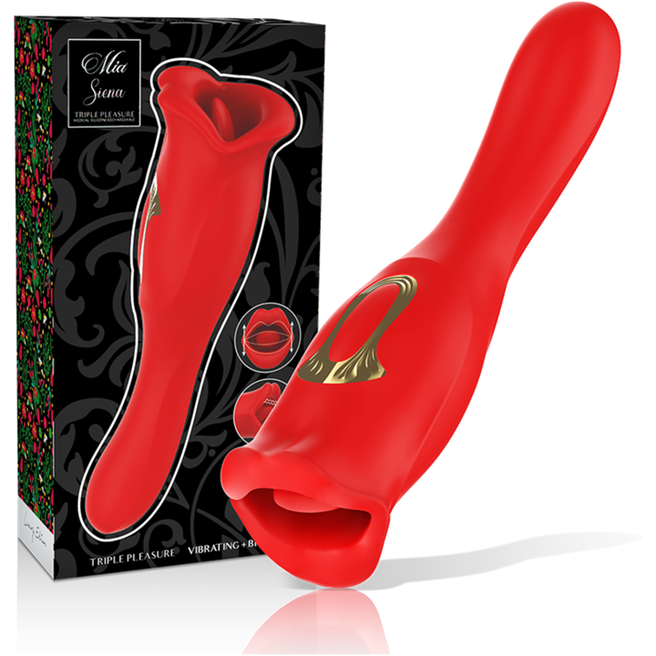 MIA - SIENA TRIPLE PLEASURE VIBRATING + BITING - D-237667