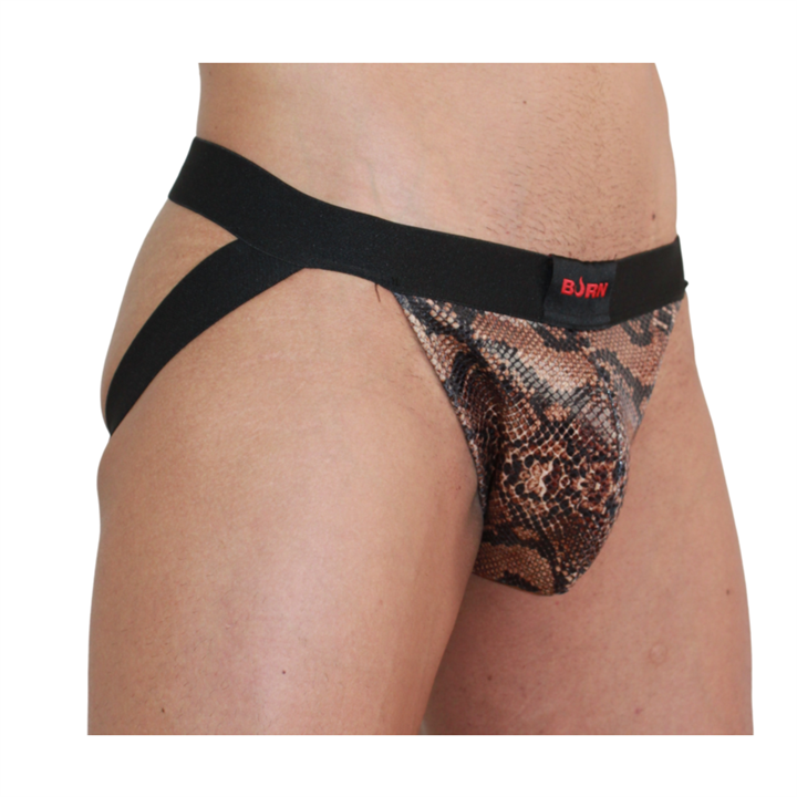BURN - 002 JOCK SNAKE BLACK L - D-241635