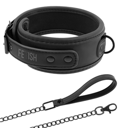 FETISH SUBMISSIVE - NOPRENE LINING CHAIN NECKLACE - D-218919