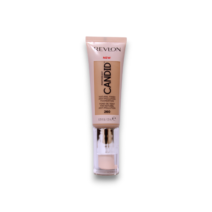 Revlon, PhotoReady Candid, Natural Finish, Cream Foundation, 260, Chai, 22 ml