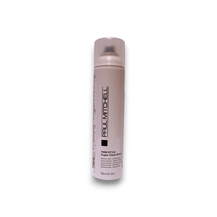 Paul Mitchell, Firm Style Super Clean Extra, Paraben-Free, Hair Spray, Finishing, Maximum Hold, 300 ml