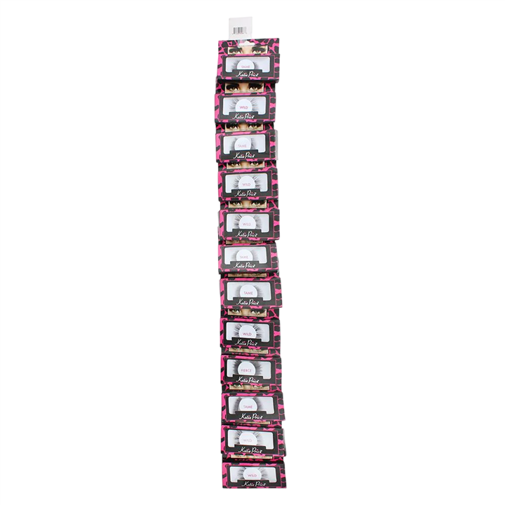Set, Katie Price, Clip Strip, False Eyelashes, 12 pcs
