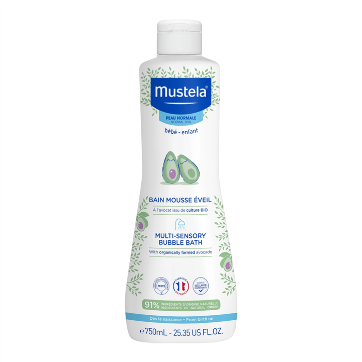 Mustela, Multi-Sensory, Avocado, Cleansing, Shower Mousse, 750 ml