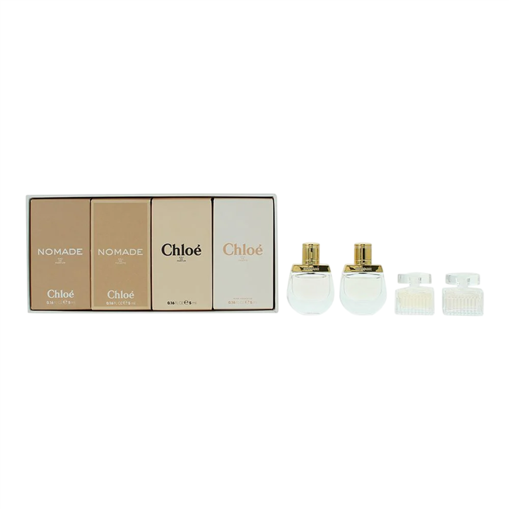 Set Chloe: Chloe, Eau De Parfum, For Women, 5 ml *Miniature + Rose Tangerine, Eau De Toilette, For Women, 5 ml *Miniature + Noma