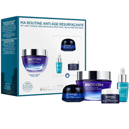 Set Biotherm: Blue Pro-Retinol, Multi Correcting, Cream, For Face, 50 ml + Life Plankton Elixir, Regenerating, Day & Night, Seru