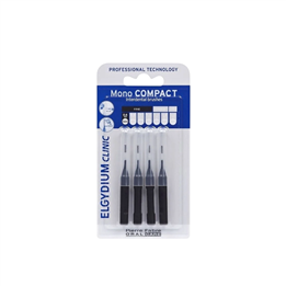 Set, Elgydium, Interdental Brush, Black, 4 pcs