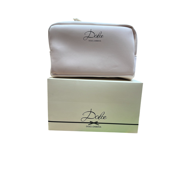 Dolce & Gabbana, Dolce, Zippered, GWP Textile Pouch, Pink
