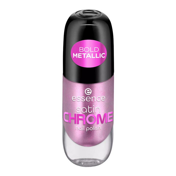 Essence, Satin Chrome, Nail Polish, 02, Artificial Pinktelligence, 8 ml