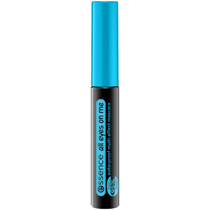Essence, All Eyes On Me, Waterproof, Multieffect, Mascara, 01, Soft Black, 8 ml