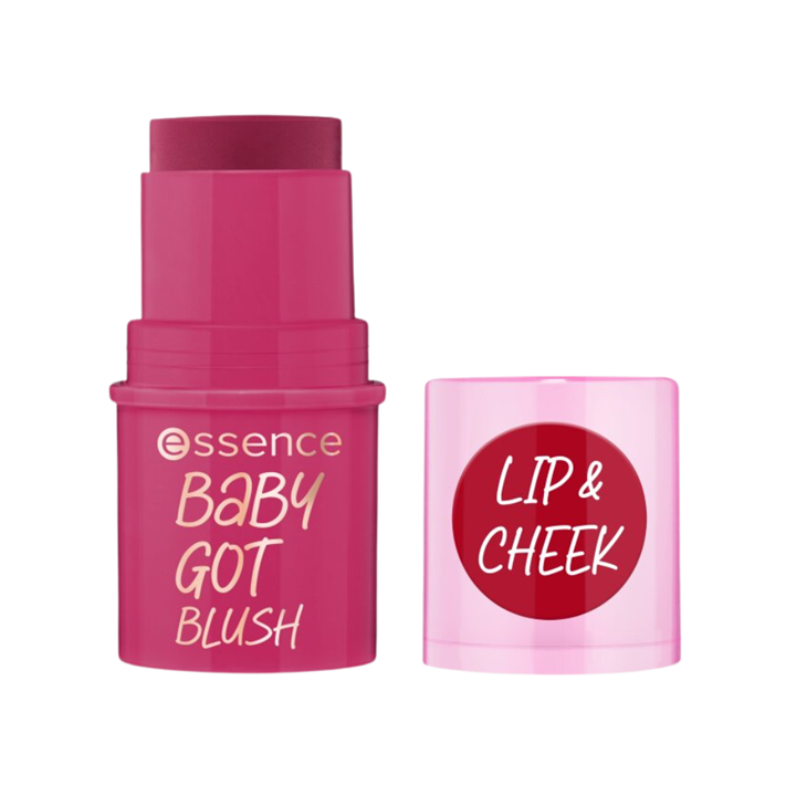 Essence, Baby Got Blush, Natural Blush, Blush Stick, 50, Cherry Cherry Baby, 5.5 ml