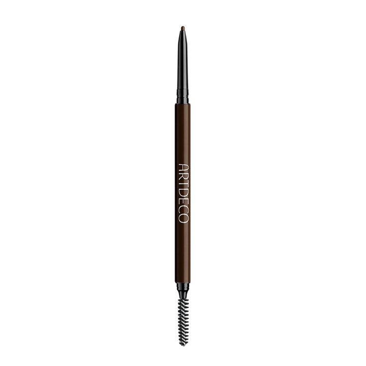 ArtDeco, Ultra Fine, Defining, Eyebrow Cream Pencil & Brush 2-In-1, 12, Deep Brunette, 0.09 g