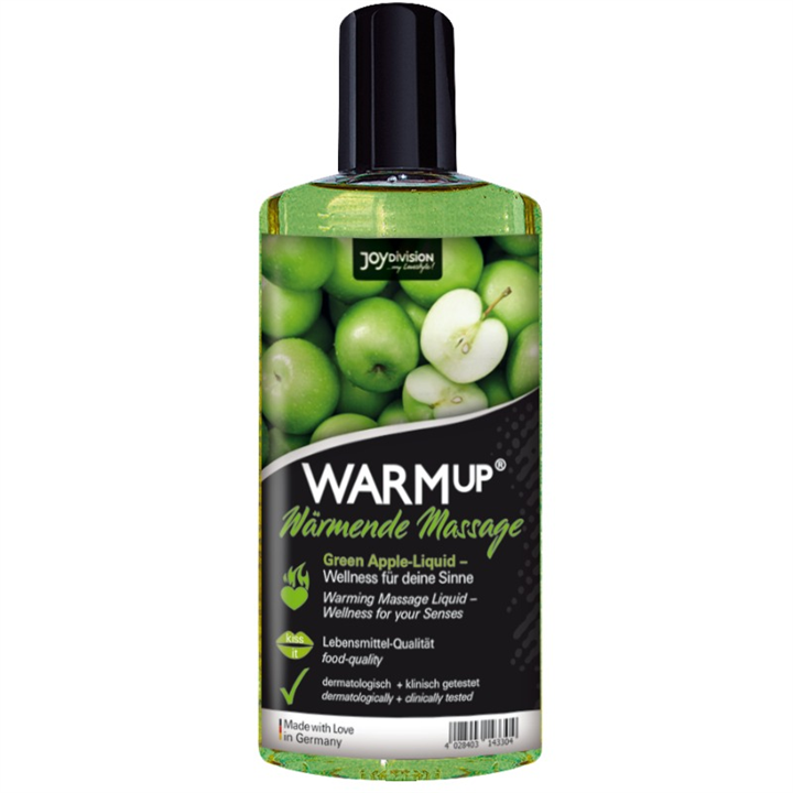 JOYDIVISION WARMUP - GREEN APPLE MASSAGE OIL - 150 ML - D-214788