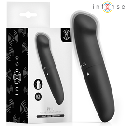 INTENSE - PHIL G-SPOT VIBRATOR BLACK 13 CM - D-245642