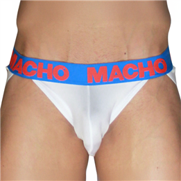 MACHO -  MX29AZ WHITE JOCK + DARK BLUE S - D-245771