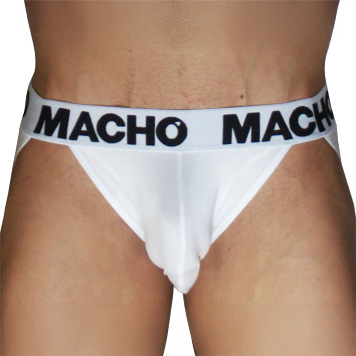 MACHO - MX29BL JOCK WHITE + WHITE M - D-245780