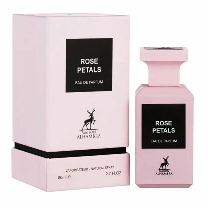 Maison Alhambra Rose Petals Eau De Parfum 80ml Spray - unisex