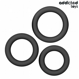 ADDICTED TOYS - SET OF SILICONE RINGS MODEL 1 - D-242835