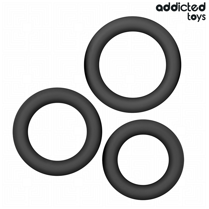 ADDICTED TOYS - SET OF SILICONE RINGS MODEL 1 - D-242835