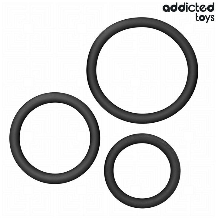 ADDICTED TOYS - SET OF SILICONE RINGS MODEL 2 - D-242836