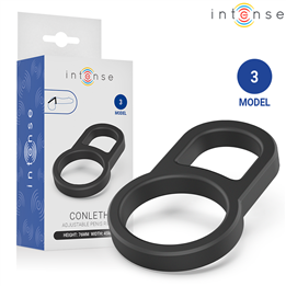 INTENSE - CONLETH ADJUSTABLE DOUBLE PENIS RING MODEL 3 - D-245142