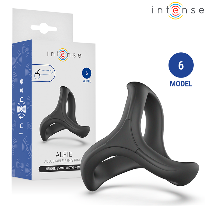 INTENSE - ALFIE ADJUSTABLE TRIPLE PENIS RING MODEL 6 - D-245145