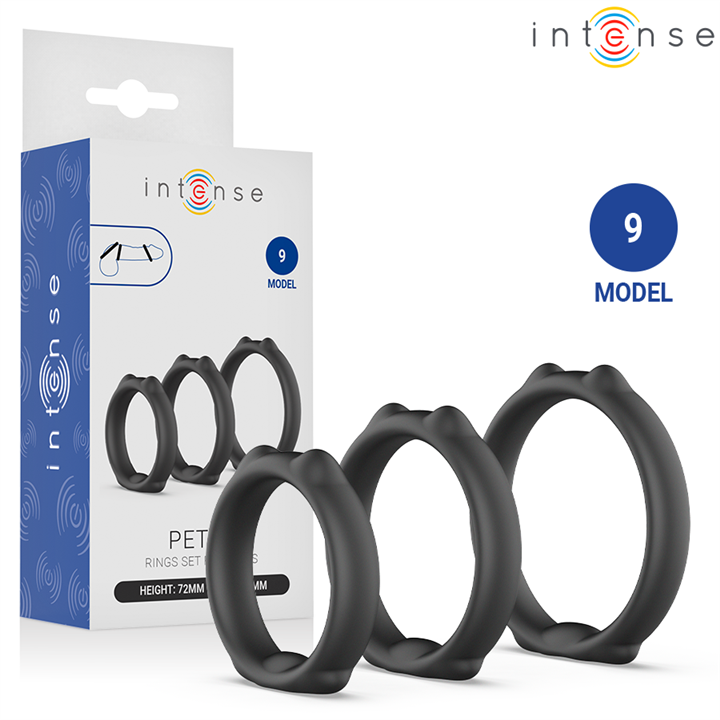 INTENSE - PETER SET OF 3 PENIS RINGS MODEL 9 - D-245148