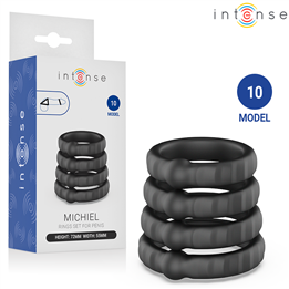 INTENSE - MICHIEL SET OF 4 PENIS RINGS MODEL 10 - D-245149