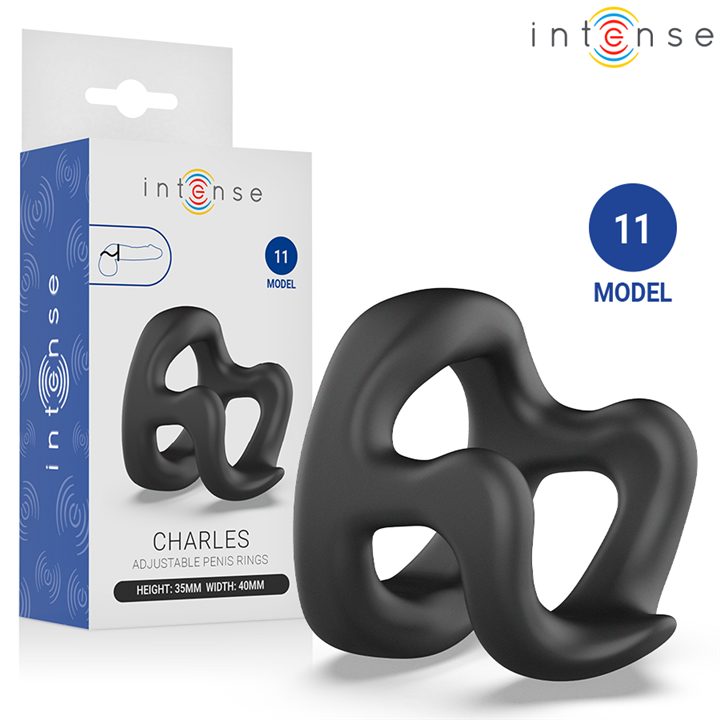 INTENSE - CHARLES ADJUSTABLE PENIS RING MODEL 11 - D-245150