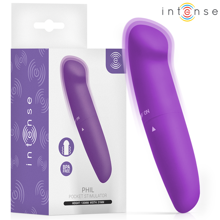 INTENSE - PHIL G-SPOT VIBRATOR PURPLE 13 CM - D-245644