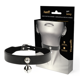 COQUETTE CHIC DESIRE - VEGAN LEATHER NECKLACE WOMAN RATTLE ACCESSORY - D-226911