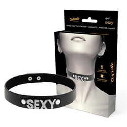 COQUETTE CHIC DESIRE - SEXY VEGAN LEATHER CHOKER - D-229291