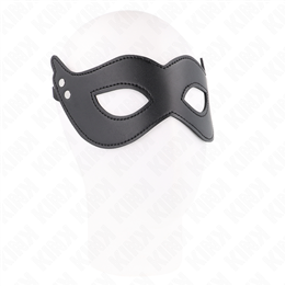 KINK - LEATHERETTE MASK WITH RIVETS MODEL 1 26 x 8 CM - D-240908