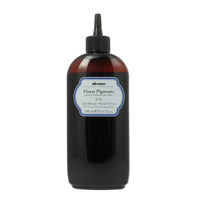 Davines, Finest Gloss, Natural Ingredients, Hair Colouring Pigment, N.8 Light Blonde, 280 ml