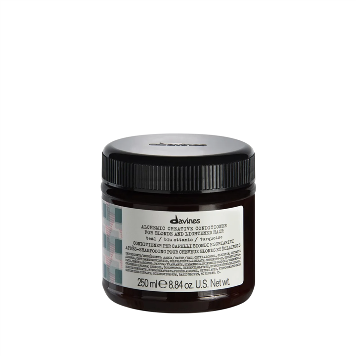 Davines, Alchemic, Hair Colour Conditioner,  Teal Blue, Enhances Color Vibrancy, 250 ml