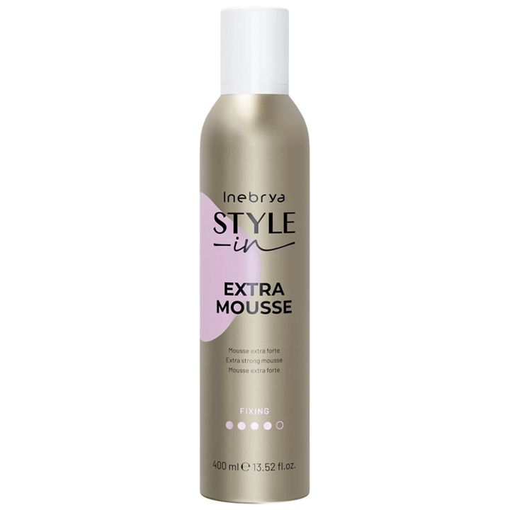 Inebrya, Style-In, Hair Styling Mousse, Fixing, Extra Strong Hold, 400 ml