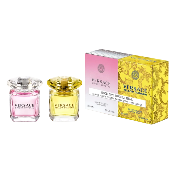 Set Versace: Bright Crystal, Eau De Toilette, For Women, 30 ml + 