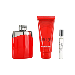 Set Montblanc: Legend Red, Eau De Parfum, For Men, 100 ml + Legend Red, Eau De Parfum, For Men, 7.5 ml + Legend Red, Shower Gel,